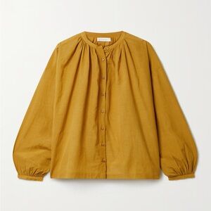 Doen blouse in mustard